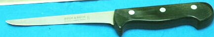 Beck & Beck 5 inch Boning Knife w/wood handle
