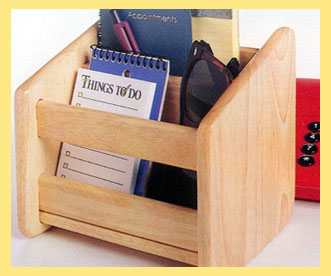 Lipper Beach Wood Remote Caddy