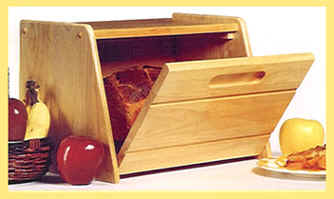 Lipper Beach Wood Bread Box