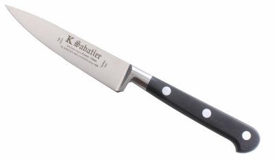 Sabatier 3.5 inch CARBON Stylet Paring Knife with Black Nylon Handle.