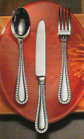 Ricci Argentieri Rivets Satin 18/10 Stainless 5 piece place settting