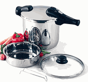 Chef's Design 8.5 LT Stainless Pressure Cooker