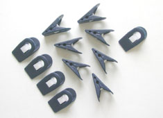 Pedrini set of 12 Clips