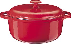 Innova Color Cast 5 Quart Red Dutch Oven