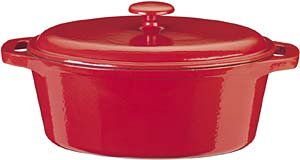 Innova 2qt Red Oval Dutch Oven
