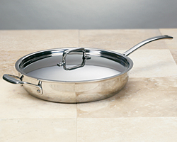 Gourmet Standard 12 inch Tri-Ply Saute with lid